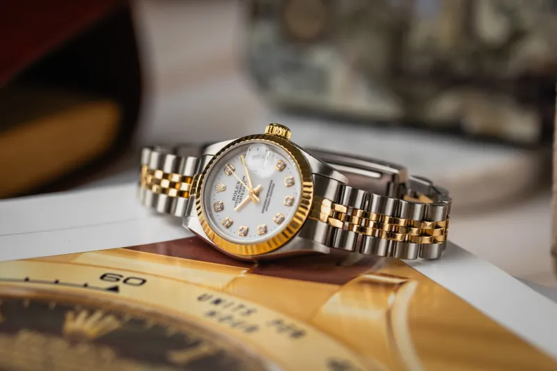 Rolex Lady DateJust 26mm Steel & 18ct Yellow Gold Jubilee 69173 1996