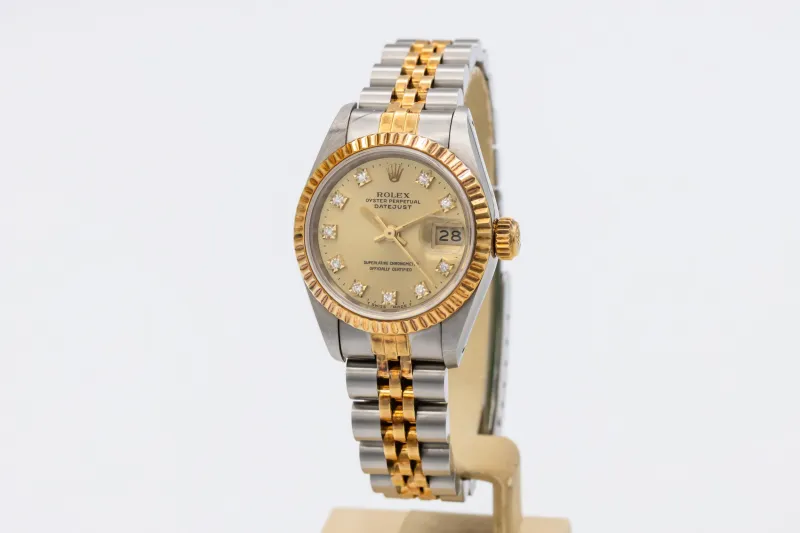Rolex Lady DateJust 26mm Steel & 18ct Yellow Gold Jubilee 69173 1991