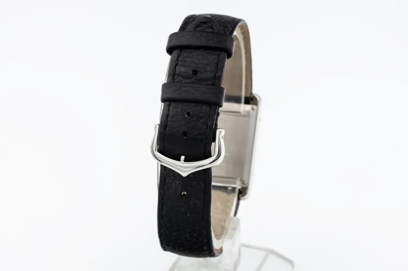 Cartier Tank Must SolarBeat 33.7x25.5mm Black Leather WSTA0090 Circa 2023