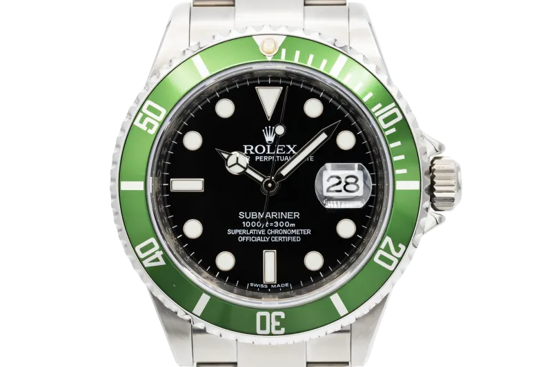Rolex Submariner Date 40mm 'Kermit' Stainless Steel Oyster 16610LV 2009