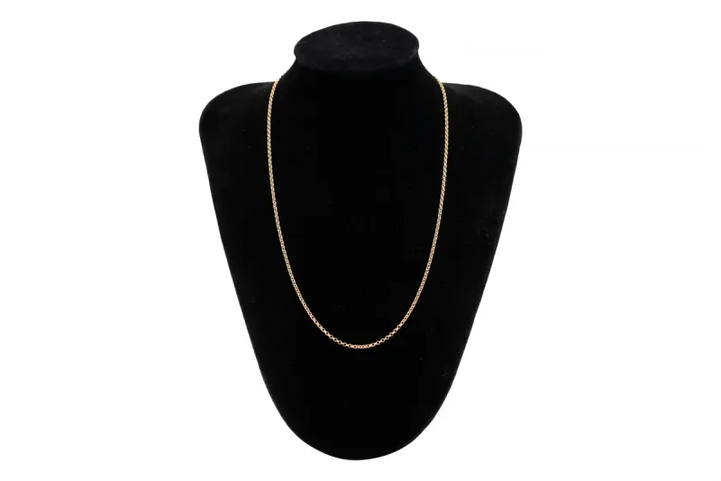 9ct Rose Gold Belcher Chain 15" 1.8g