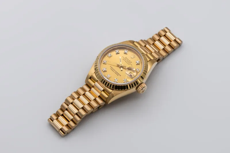 Rolex Lady-DateJust 26mm 18ct Yellow Gold Presidential 69178 1991
