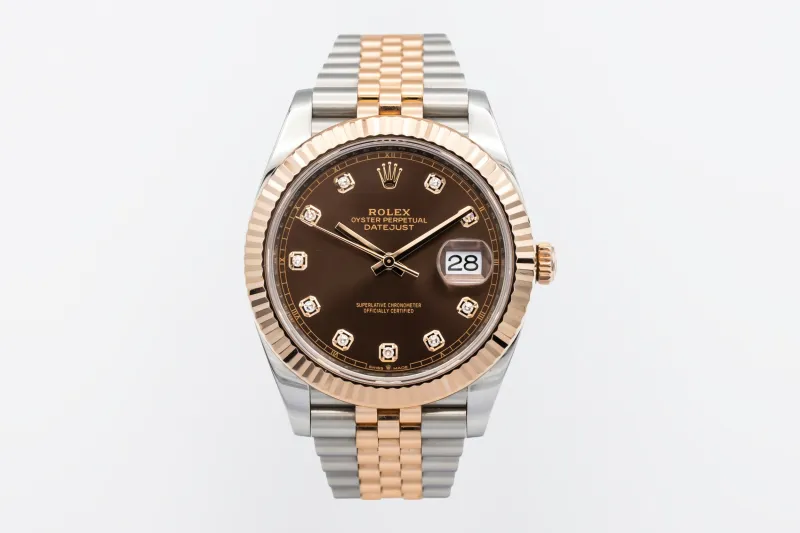 Rolex DateJust 41mm Steel & 18ct Rose Gold Jubilee 126331 2022