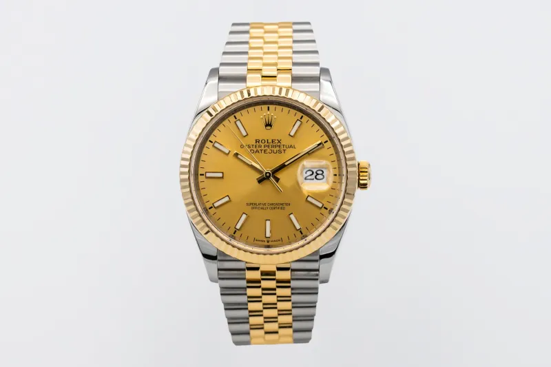 Rolex DateJust 36mm Steel & 18ct Yellow Gold Jubilee 126233 2018