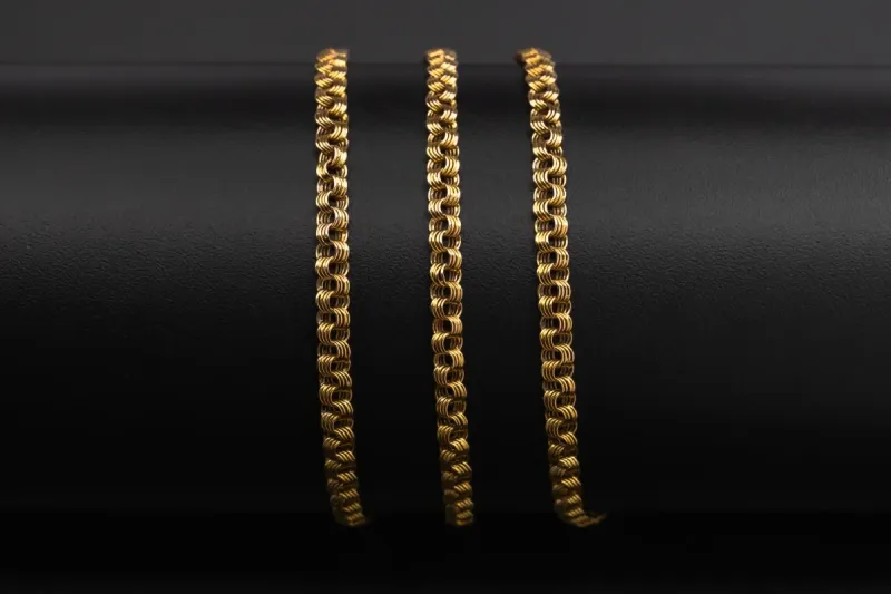 14ct Yellow Gold Belcher Link Chain Necklace