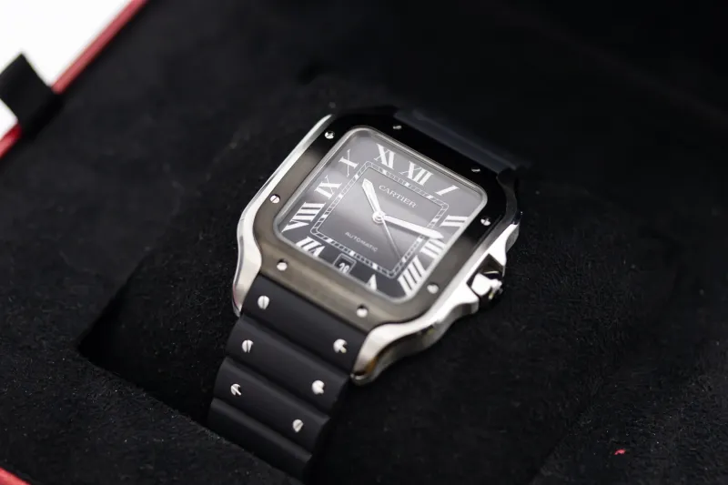 Cartier Santos ADLC 40mm Black Rubber WSSA0037 2022