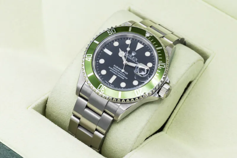 Rolex Submariner Date 40mm 'Kermit' Stainless Steel Oyster 16610LV 2006