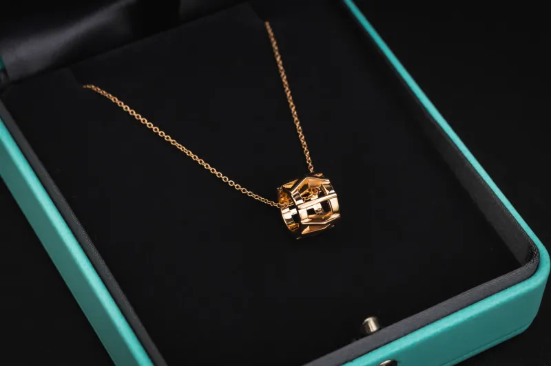 Tiffany & Co. Atlas® Open Necklace 18ct Rose Gold 18" 6.6g