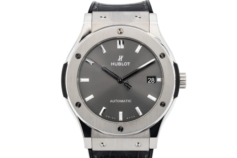 Hublot Classic Fusion 45mm Black Leather 511.NX.7071.LR 2019