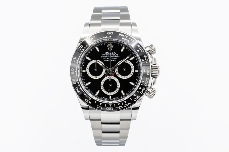 Rolex Cosmograph Daytona 40mm Stainless Steel Black Dial Oyster 126500LN 2024