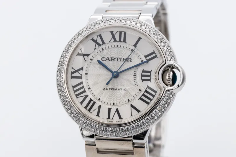 Cartier Ballon Bleu 36mm 18ct White Gold W69011Z4/3005 Circa 2010