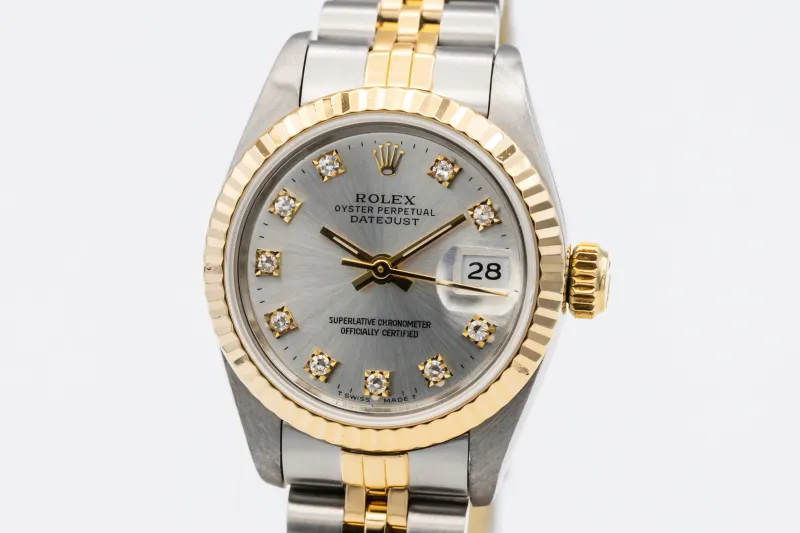 Rolex Lady DateJust 26mm Steel & 18ct Yellow Gold Jubilee 69173 1991