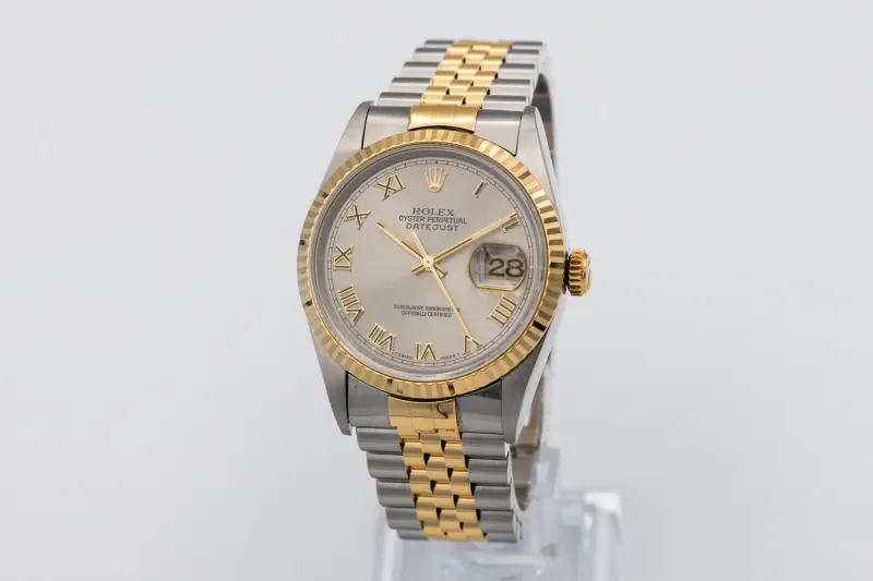 Rolex DateJust 36mm Steel & 18ct Yellow Gold Jubilee 16233 1997