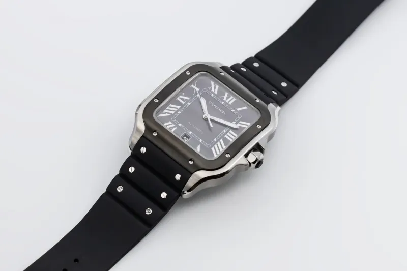Cartier Santos ADLC 40mm Black Rubber WSSA0037 2022
