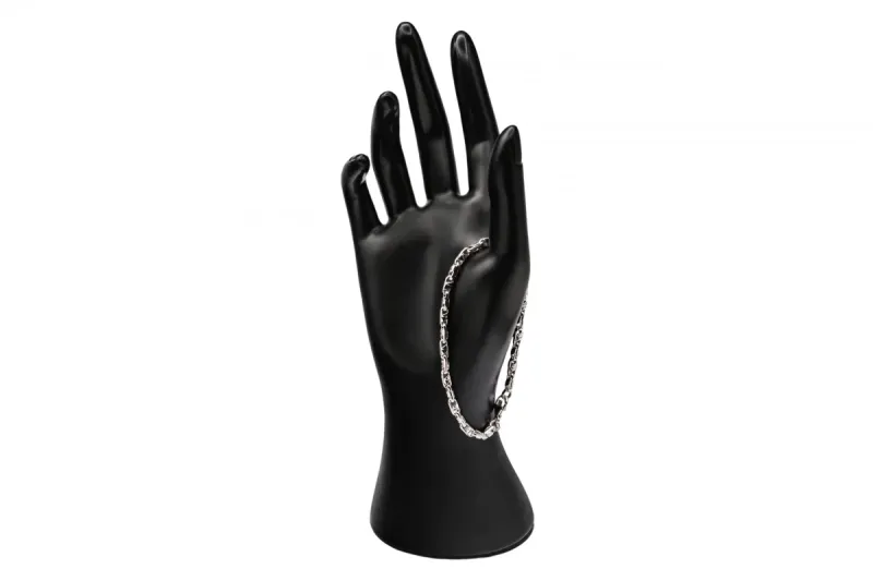 9ct White Gold Fancy Bracelet 10.8gms