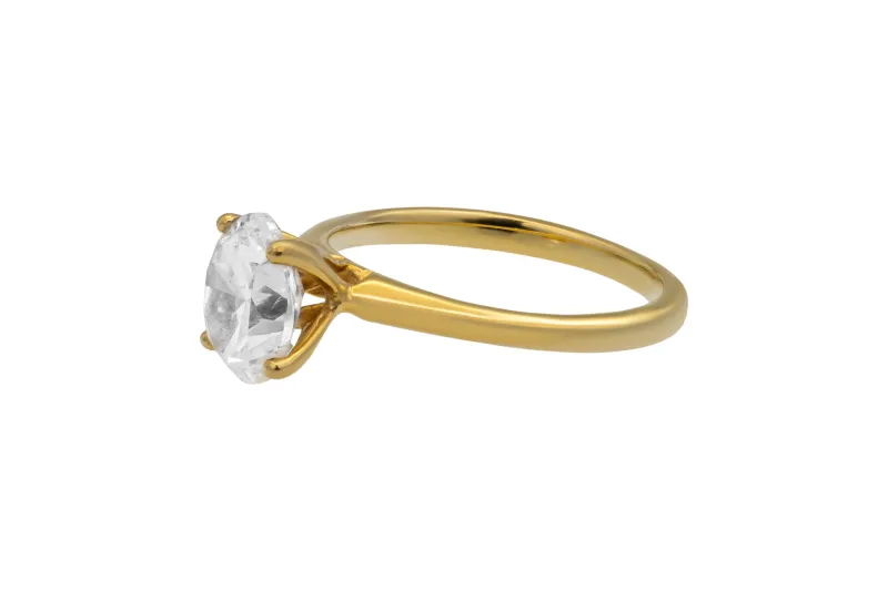 18ct Yellow Gold Diamond Engagement Ring 1.20ct GIA Certified