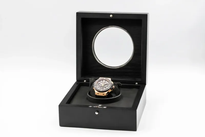 Hublot Big Bang Chronograph 44mm Black Leather 301.PM.1780.RX Circa 2015
