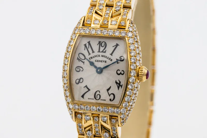 Franck Muller Cintrée Curvex 21mmx19mm 18ct Yellow Gold 2500 QZ D 2001