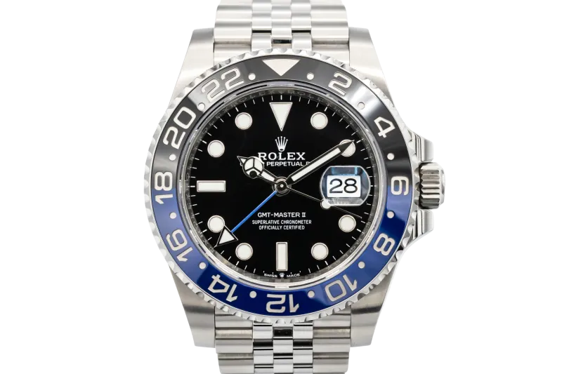 Rolex GMT-Master II 40mm 'Batgirl' Stainless Steel Jubilee 126710BLNR 2022
