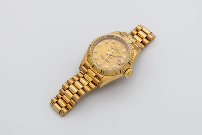 Rolex Lady DateJust 26mm 18ct Yellow Gold Presidential 69178 1992