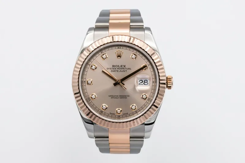 Rolex DateJust 41mm Steel & 18ct Rose Gold Oyster 126331 2018