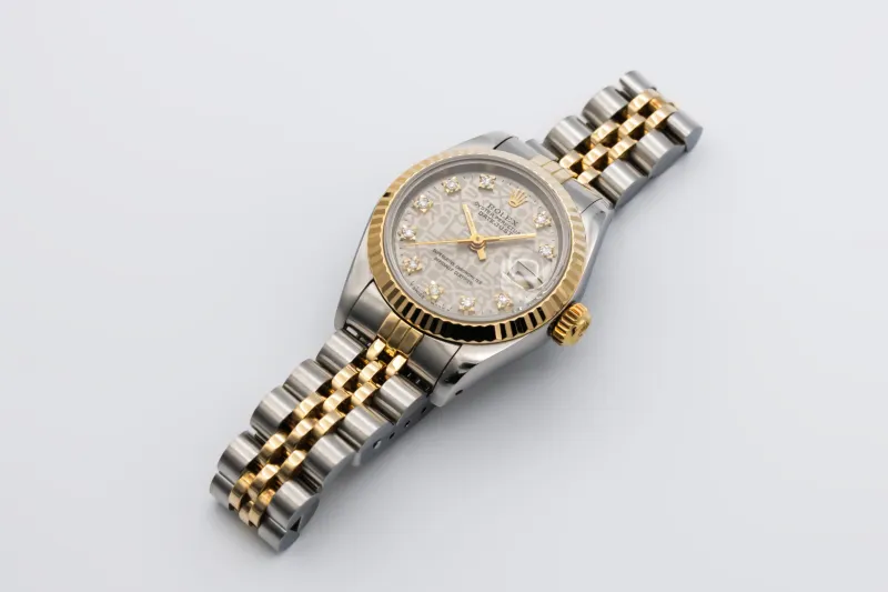 Rolex Lady DateJust 26mm Steel & Yellow Gold Jubilee 69173 1986
