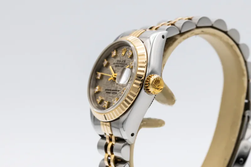 Rolex Lady DateJust 26mm Steel & Yellow Gold Jubilee 69173 1986