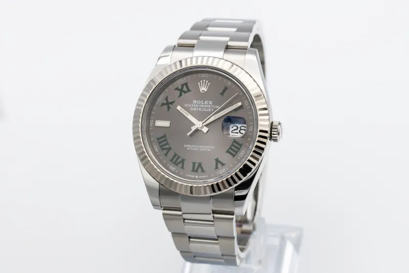 Rolex DateJust 41mm 'Wimbledon' Stainless Steel Oyster 126334 - 2022