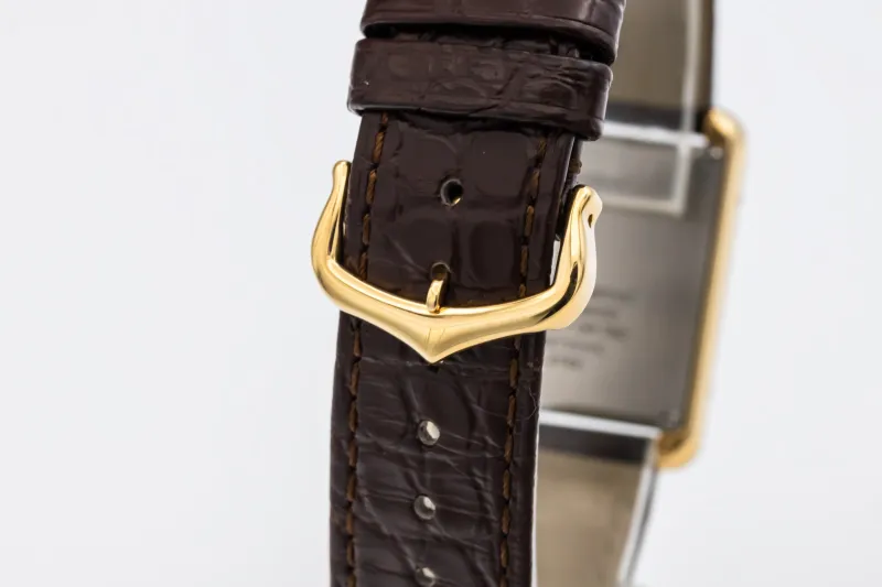 Cartier Tank Solo 24mm Brown Leather W1018755 Circa 2010