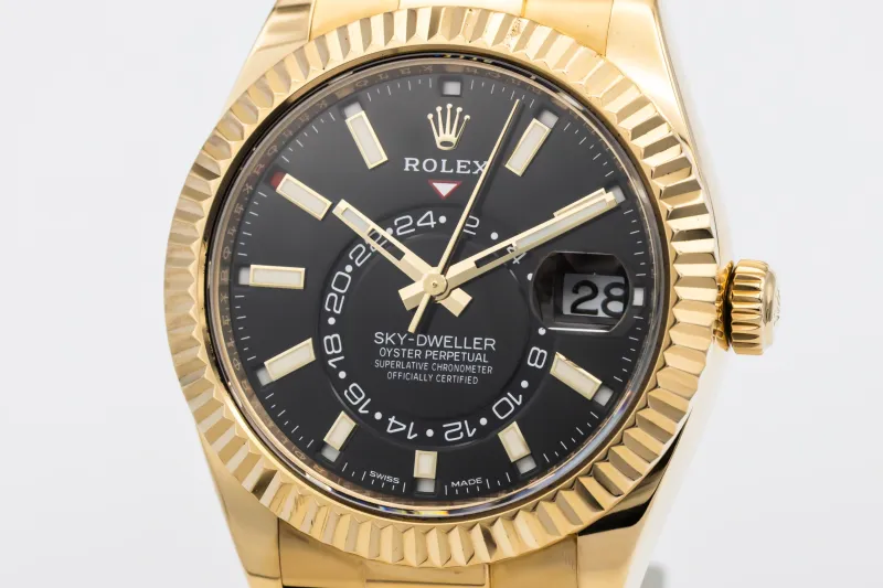 Rolex Sky-Dweller 42mm Black Oysterflex 326238 2021