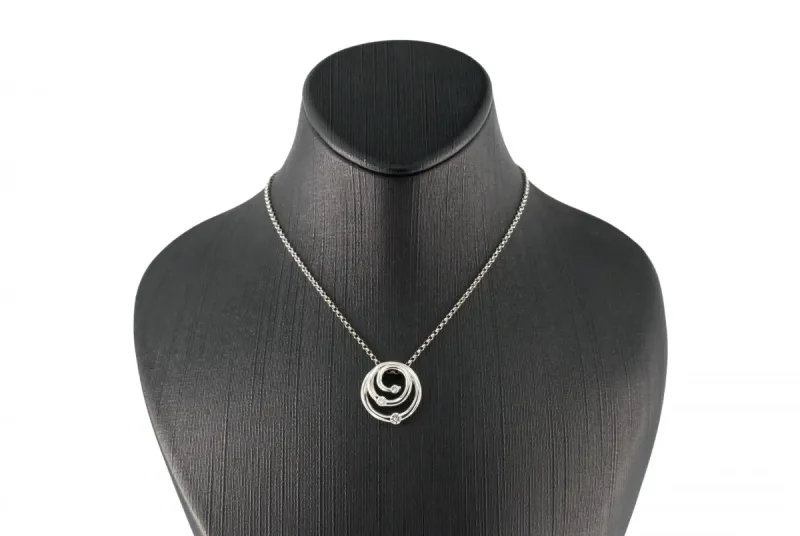 18ct White Gold Diamond Set Necklace 0.43ct