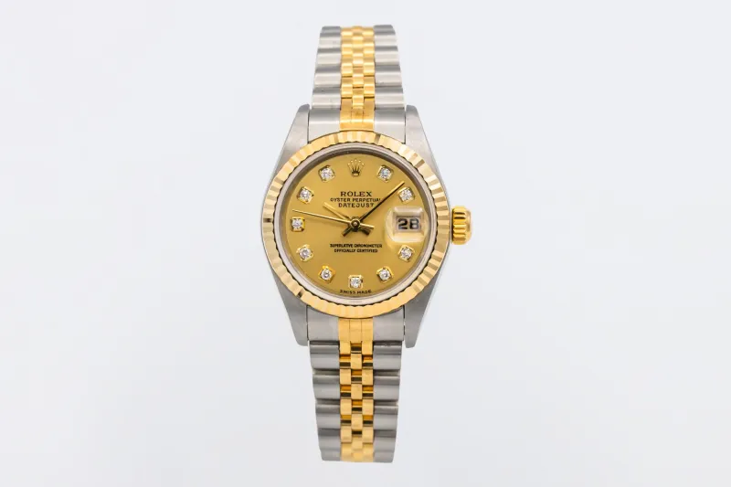 Rolex Lady DateJust 26mm Steel & 18ct Yellow Gold Jubilee 79173 2004