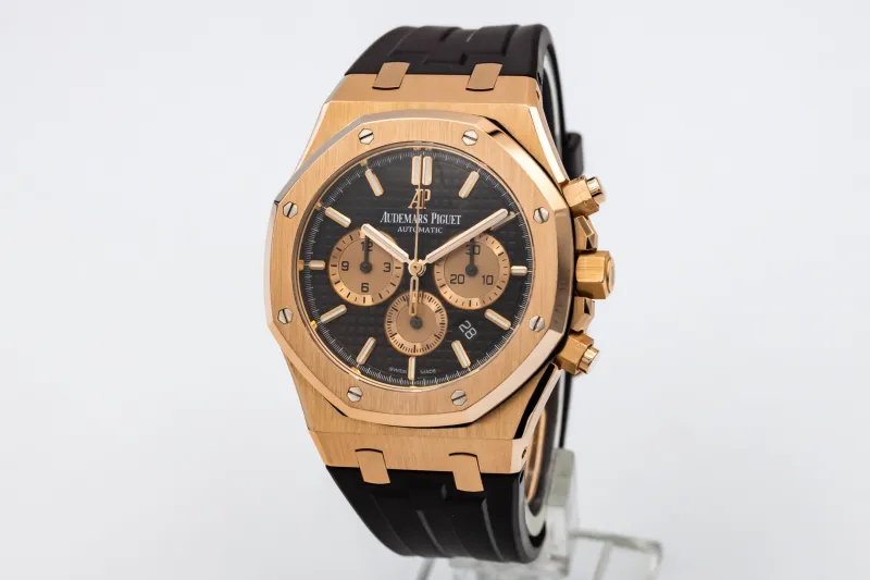Audemars Piguet Royal Oak Chronograph 41mm Brown Rubber 26331OR.OO 2017