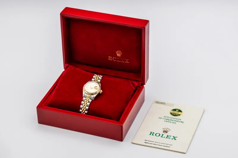Rolex Lady DateJust 26mm Steel & 18ct Yellow Gold Jubilee 69173 1986