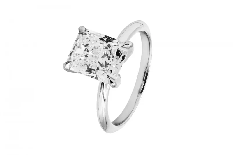 Platinum Above Earth Lab Grown Diamond 2.70ct GIA Certified