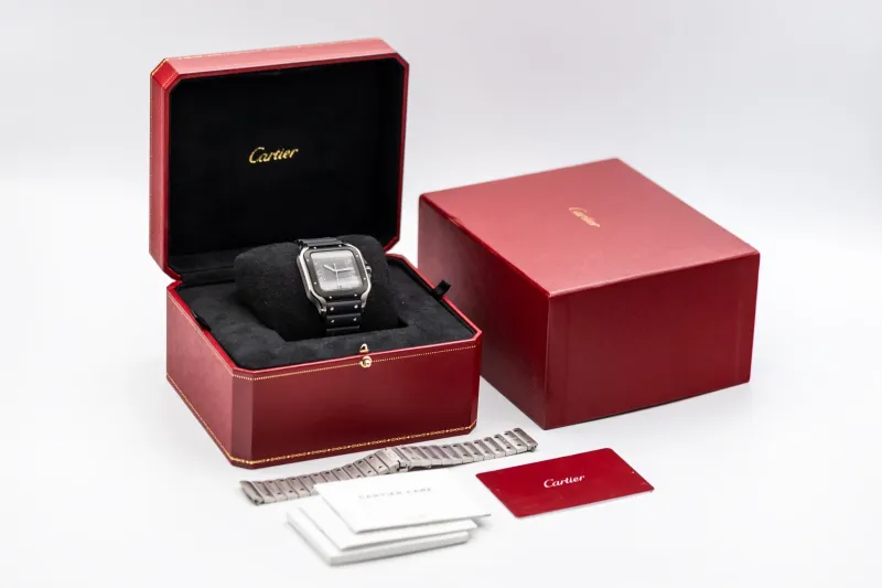 Cartier Santos ADLC 40mm Black Rubber WSSA0037 2022