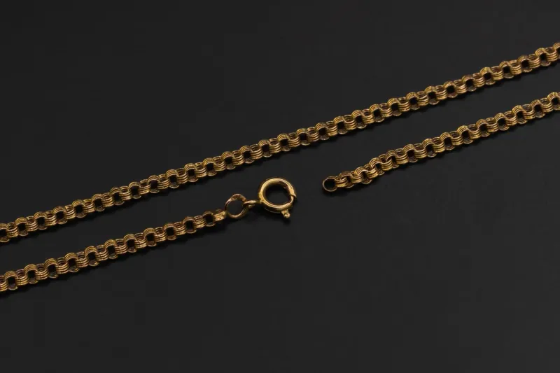14ct Yellow Gold Belcher Link Chain Necklace