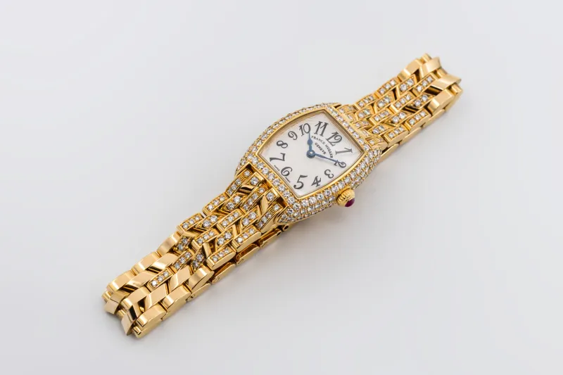 Franck Muller Cintrée Curvex 21mmx19mm 18ct Yellow Gold 2500 QZ D 2001