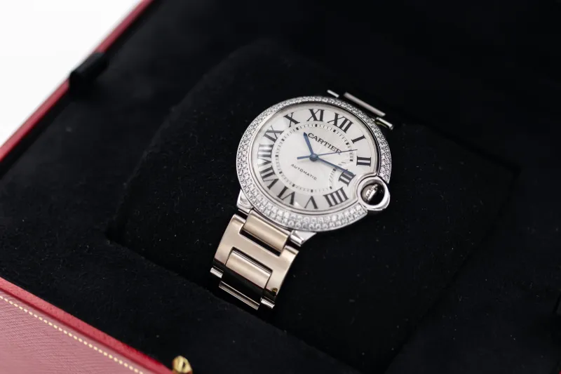 Cartier Ballon Bleu 36mm 18ct White Gold W69011Z4/3005 Circa 2010
