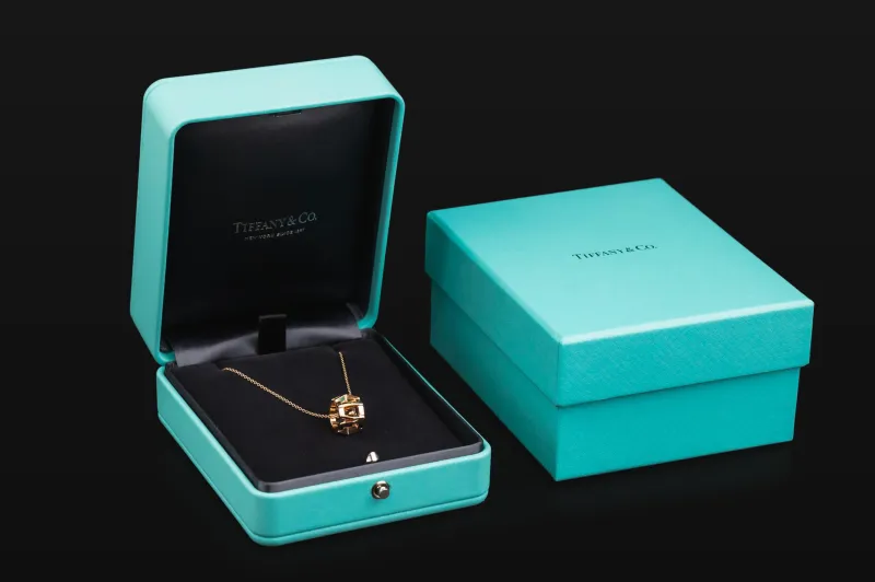 Tiffany & Co. Atlas® Open Necklace 18ct Rose Gold 18" 6.6g