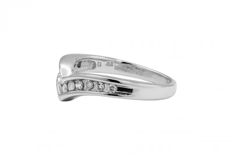 9ct White Gold Diamond Eternity Band 0.35ct