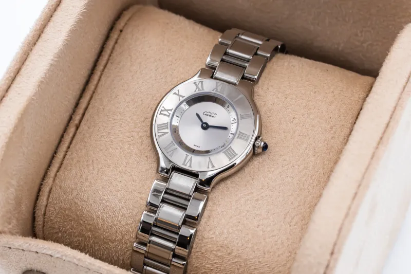 Cartier 21 Must De Cartier 28mm Stainless Steel 1340 Circa 1995