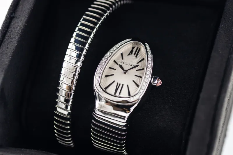 Bulgari Serpenti 35mm Stainless Steel SP 35 S Circa 2010