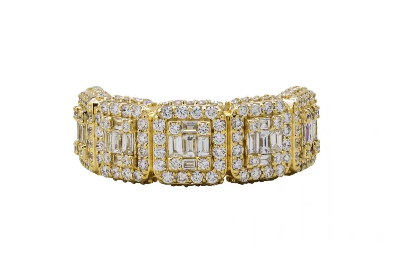 9ct Yellow Gold Diamond Half Eternity Ring 1.25ct