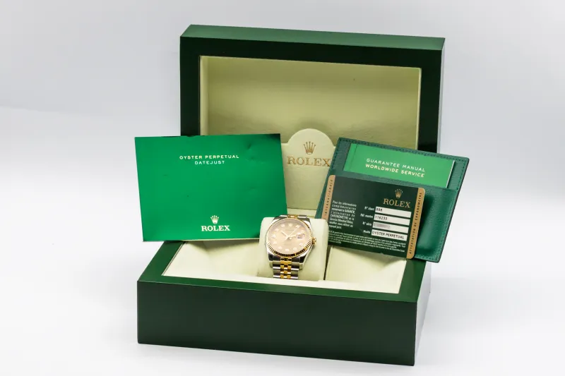 Rolex DateJust 36mm Steel & 18ct Yellow Gold Jubilee 116233 2013