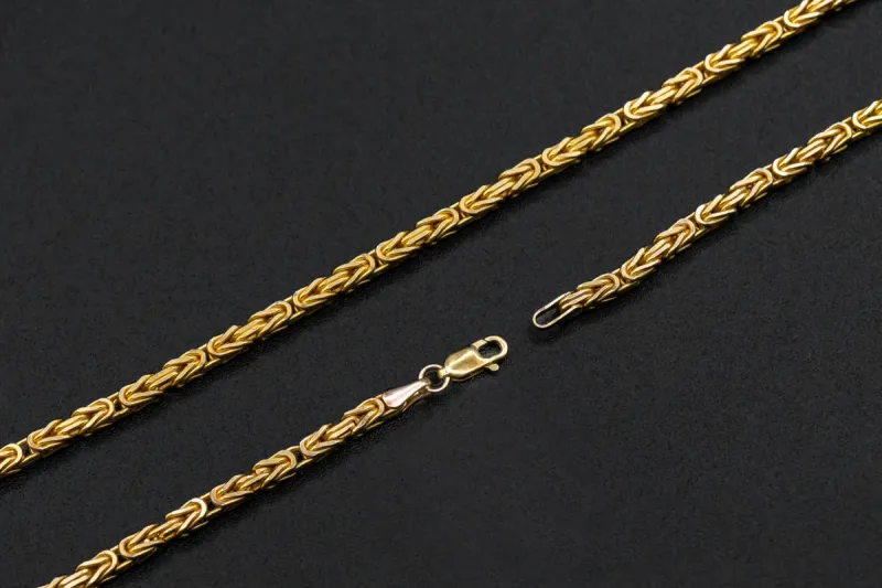 9ct Yellow Gold Byzantine Chain 42.5g