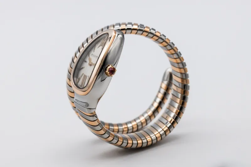 Bulgari Serpenti Tubogas 35mm Steel & 18ct Rose Gold 103708 Circa 2024