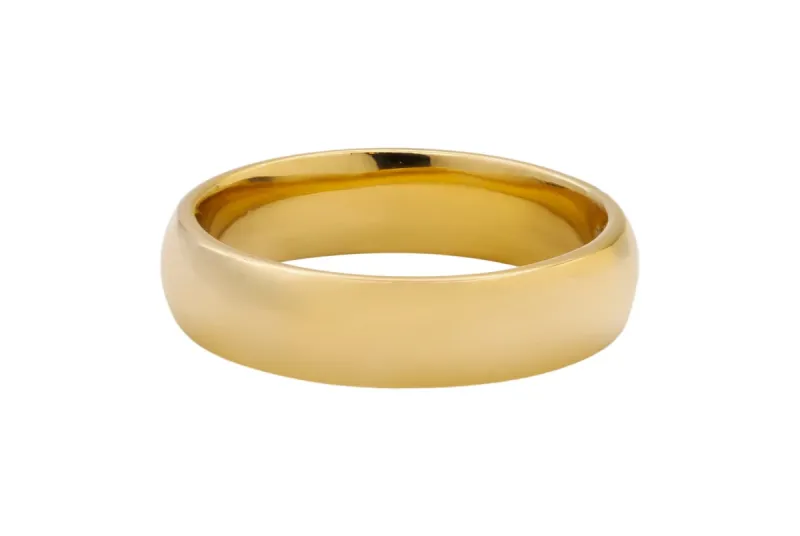 18ct Yellow Gold Wedding Band Ring 5.8g