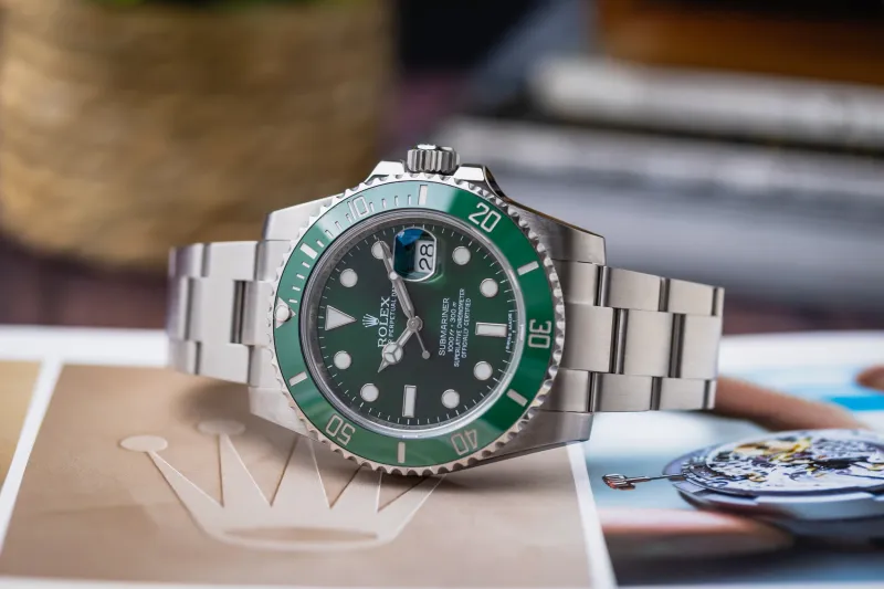 Rolex Submariner Date 40mm 'Hulk' Stainless Steel Oyster 116610LV 2014