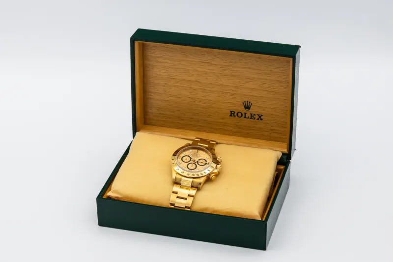 Rolex Cosmograph Daytona Zenith 40mm 18ct Yellow Gold Oyster 16528 1991